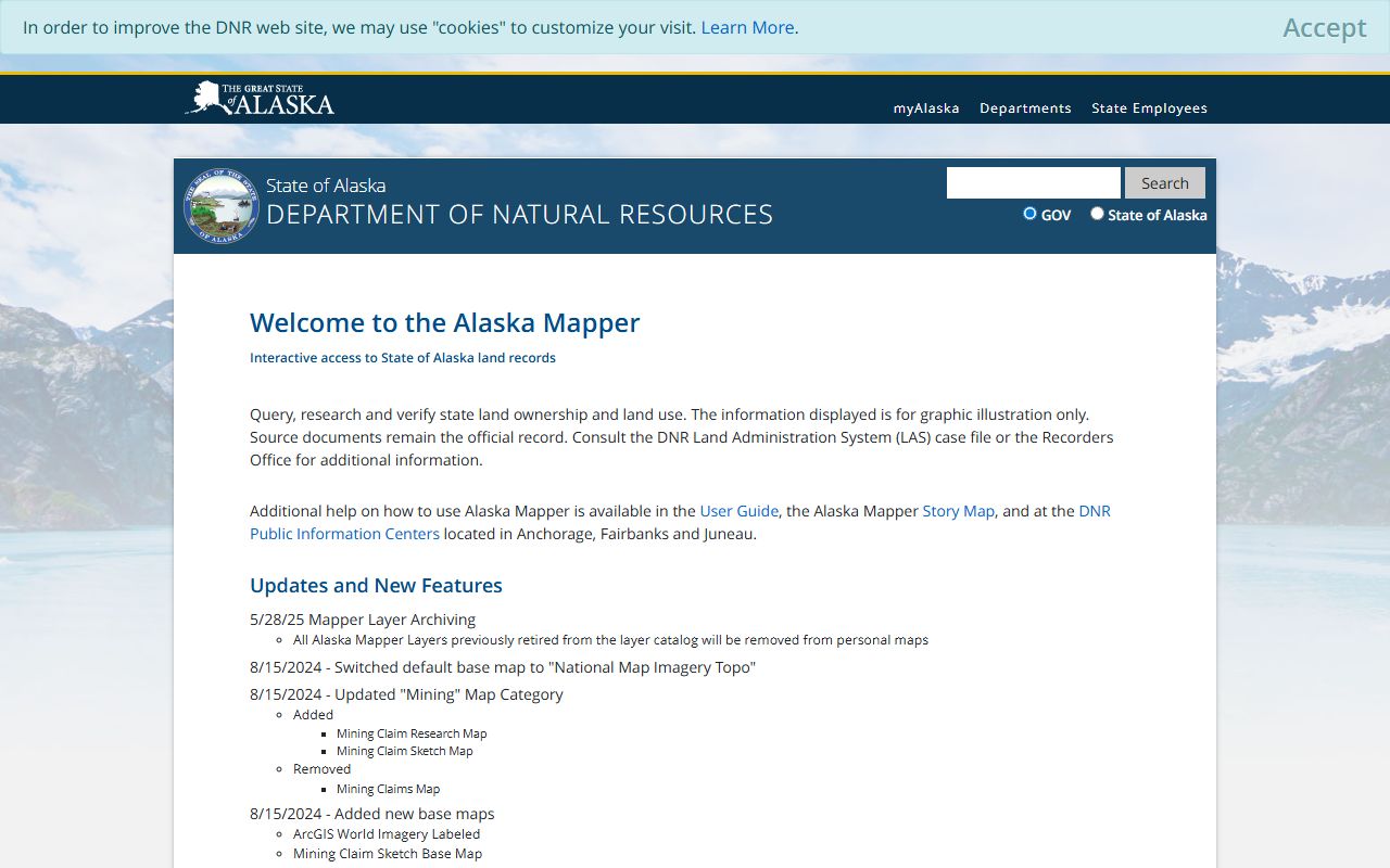 Alaska Property Records - Alaska Mapper Interactive Tool